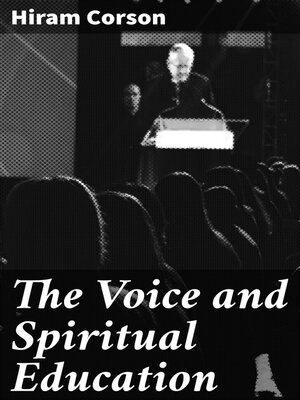 cover image of The Voice and Spiritual Education